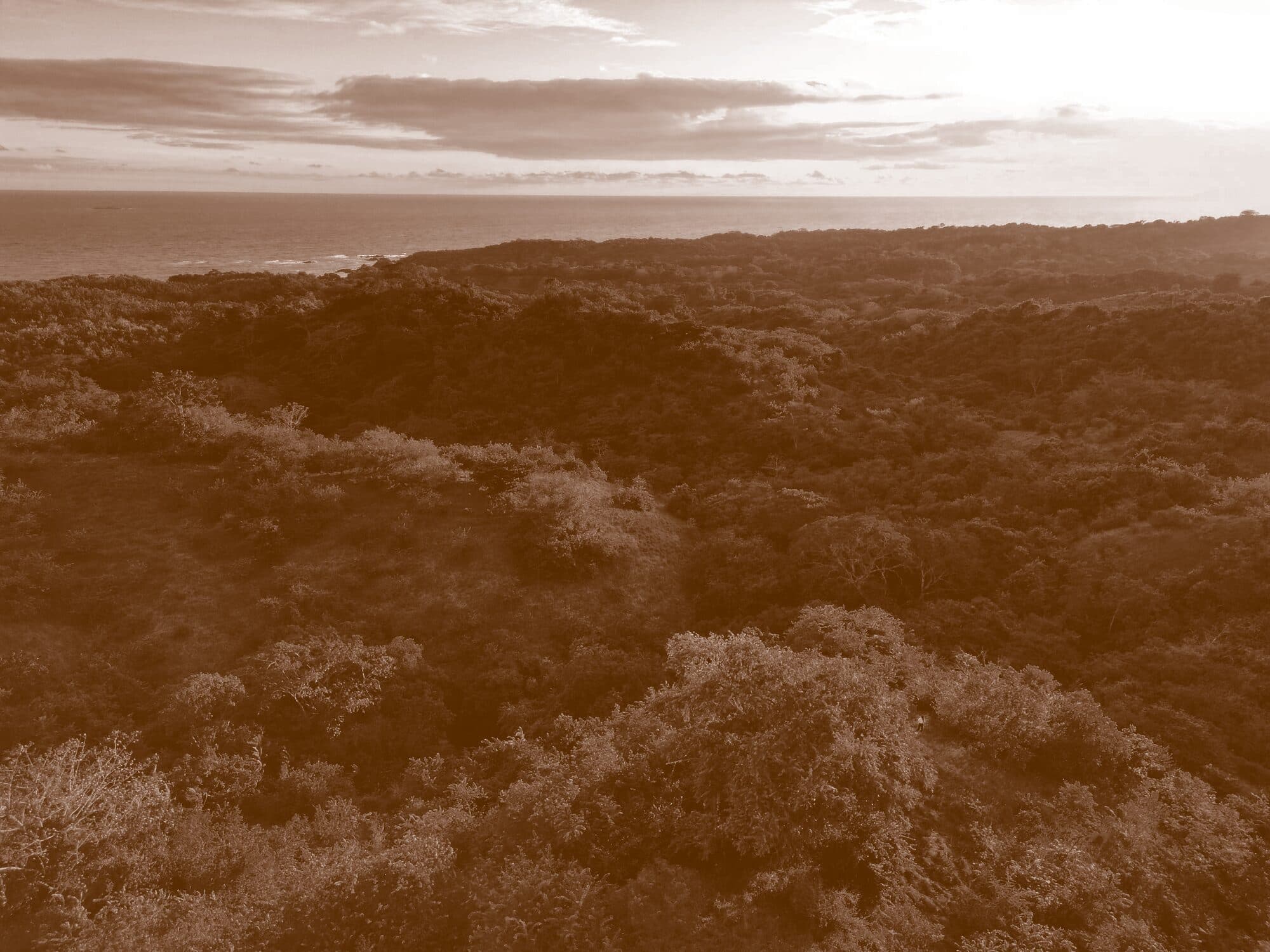 Costa de Chumico en duotono terracota